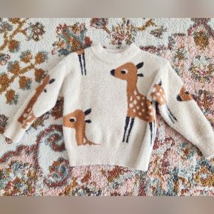 Deer toddler sweater